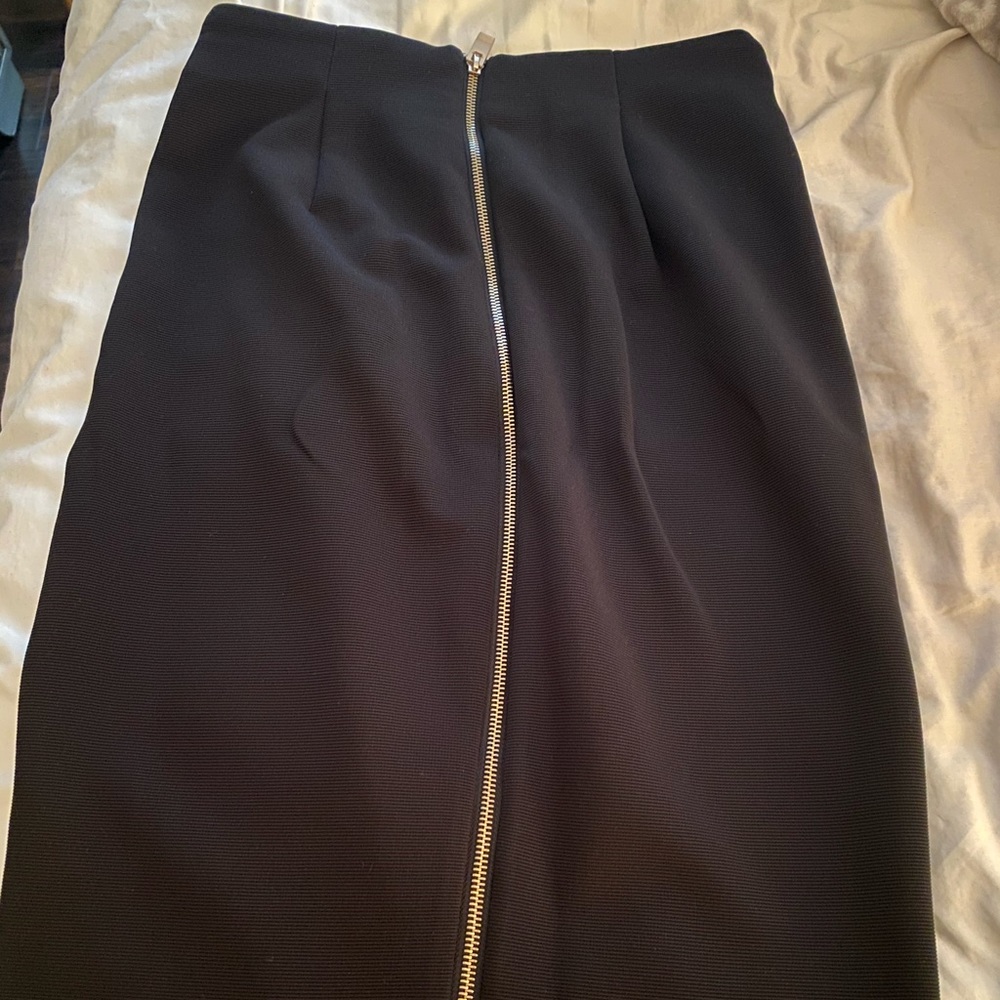 Black pencil skirt